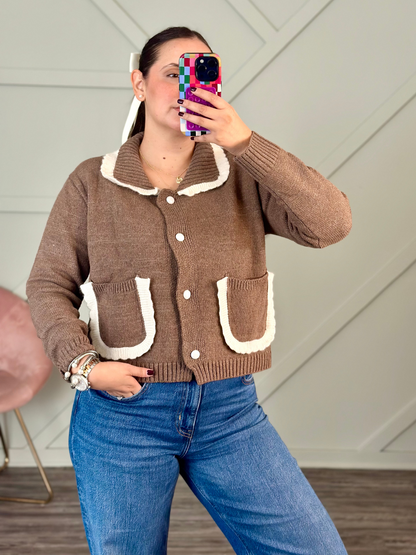 BABY DOLL MOCHA SWEATER