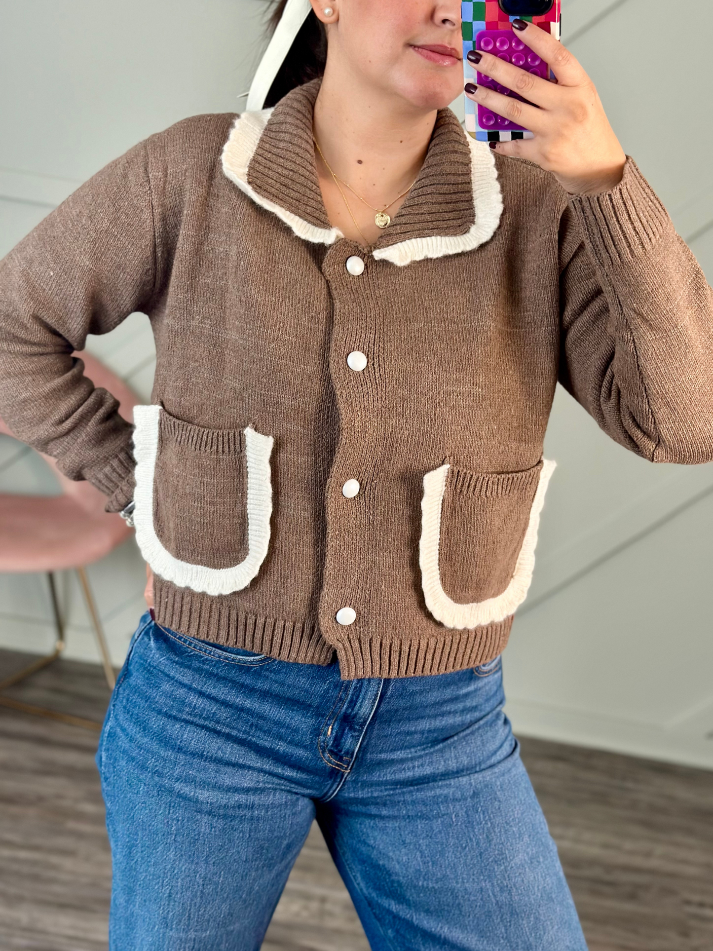 BABY DOLL MOCHA SWEATER