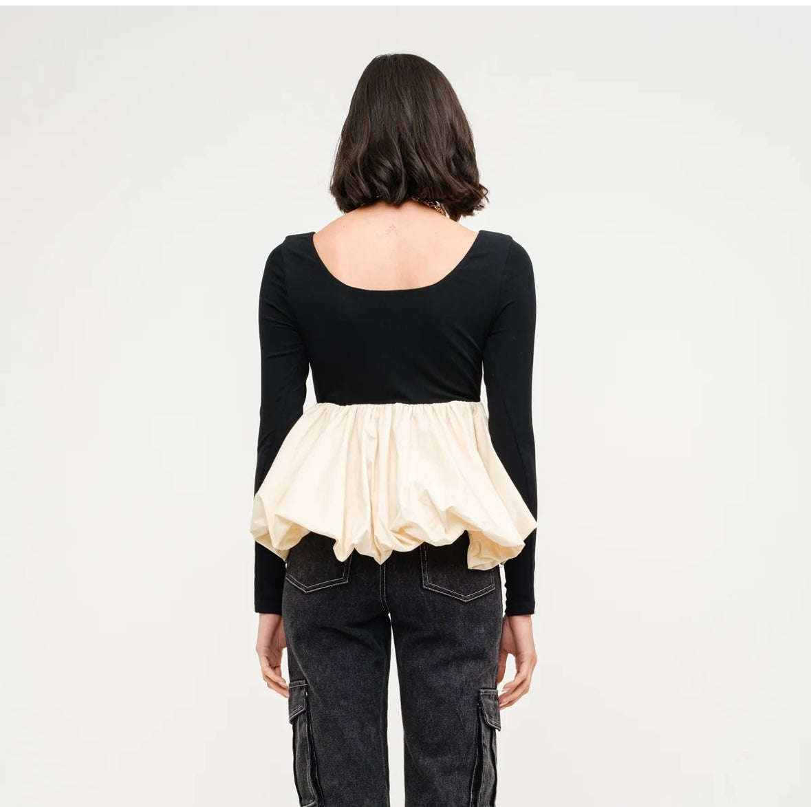 BALLERINA PEPLUM TOP