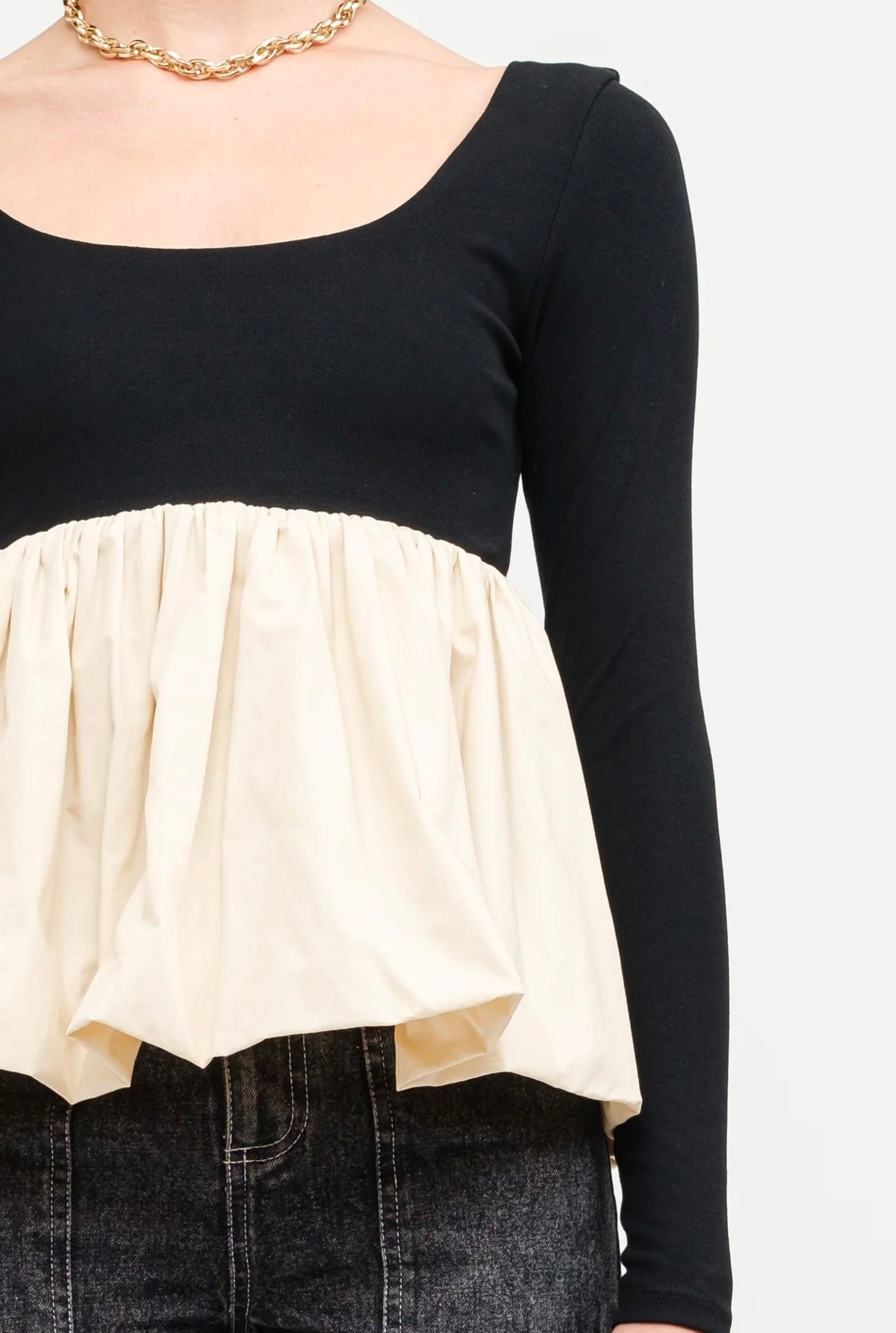 BALLERINA PEPLUM TOP